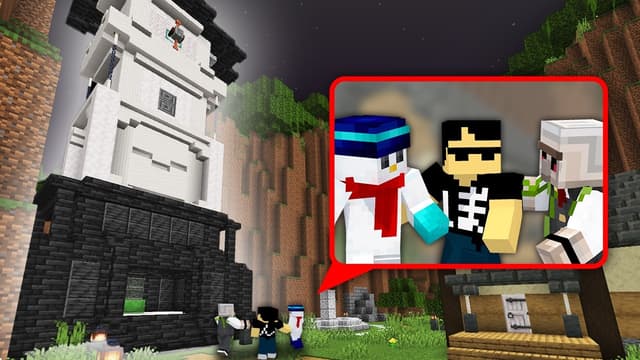 時間が止まった世界から探索と閃きで脱出する男たち【マイクラ】