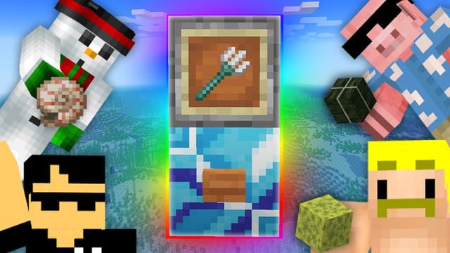 海のアイテムを集めて武器をGET！海賊ガチャでバトルロワイヤル！【マイクラ】